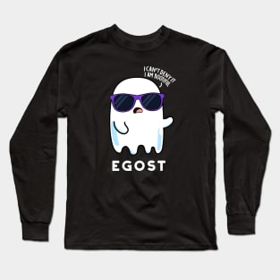 Egost Cute Halloween Ego Ghost Pun Long Sleeve T-Shirt